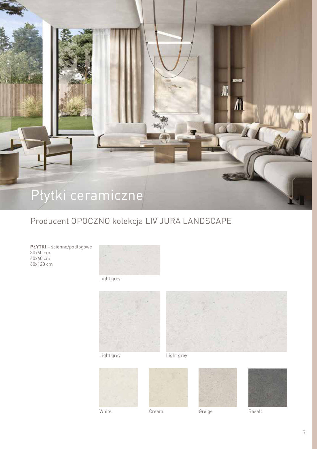 Płytki ceramiczne - OPOCZNO LIV JURA