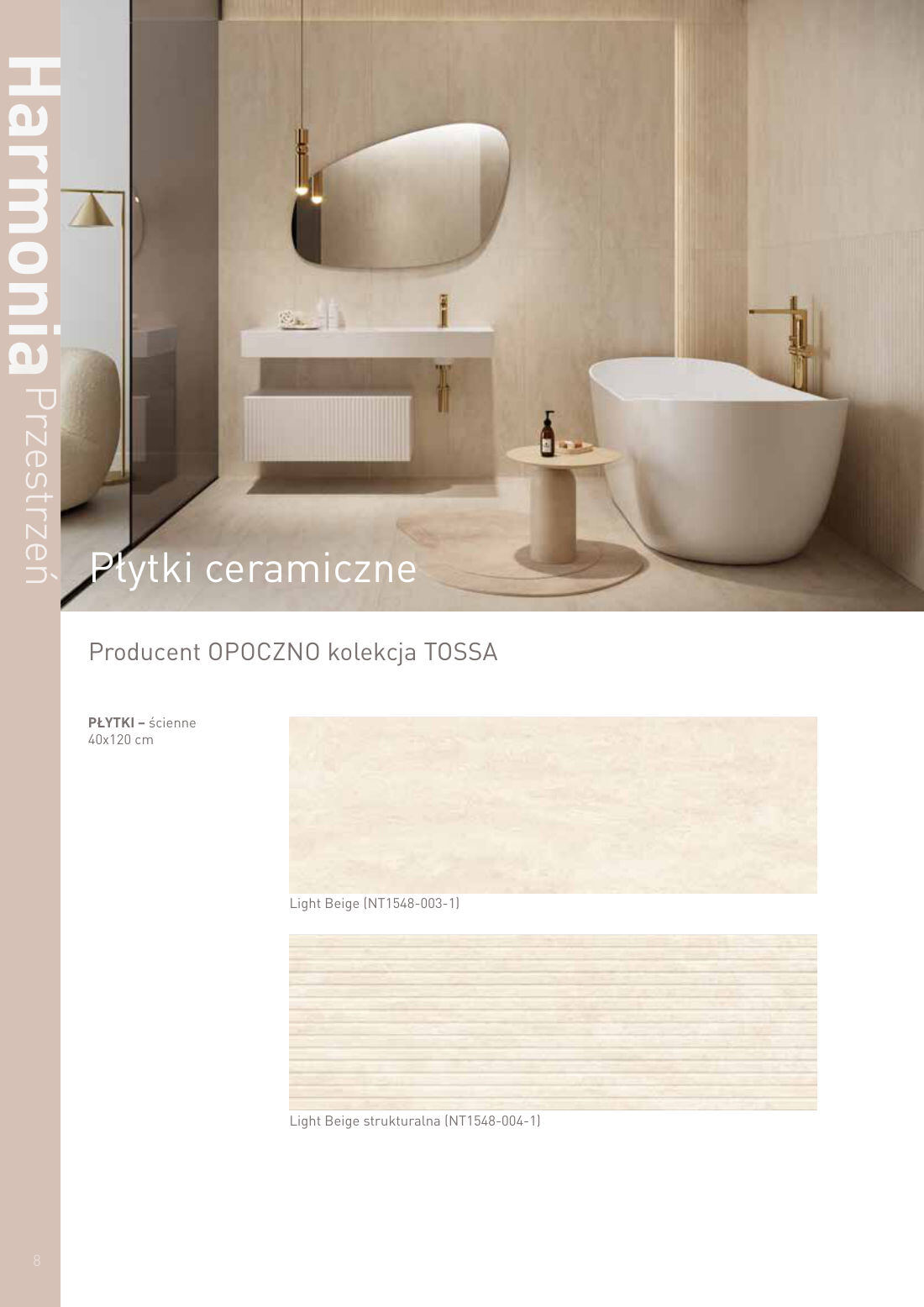Płytki ceramiczne - OPOCZNO TOSSA