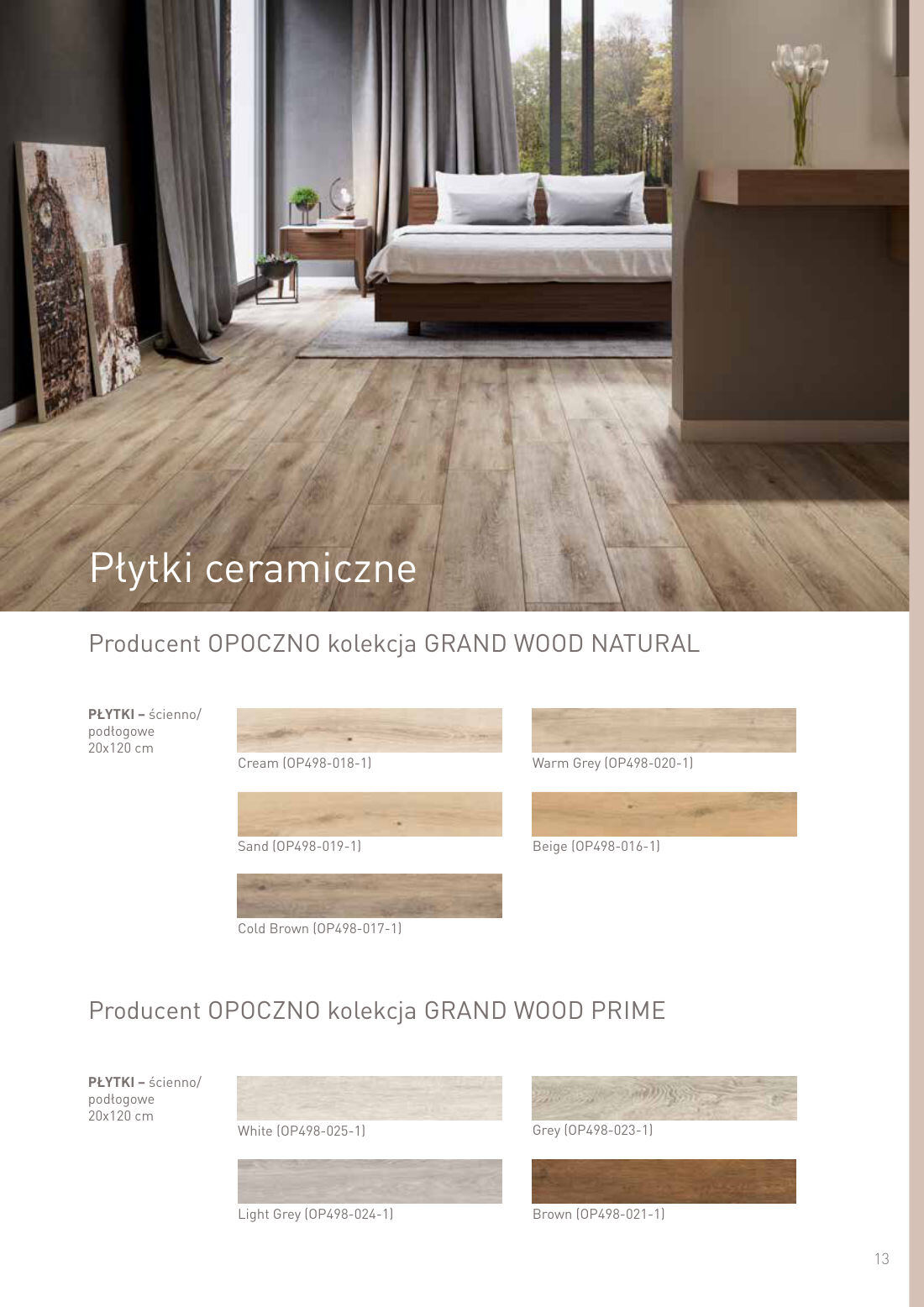 Płytki ceramiczne - OPOCZNO GRAND WOOD