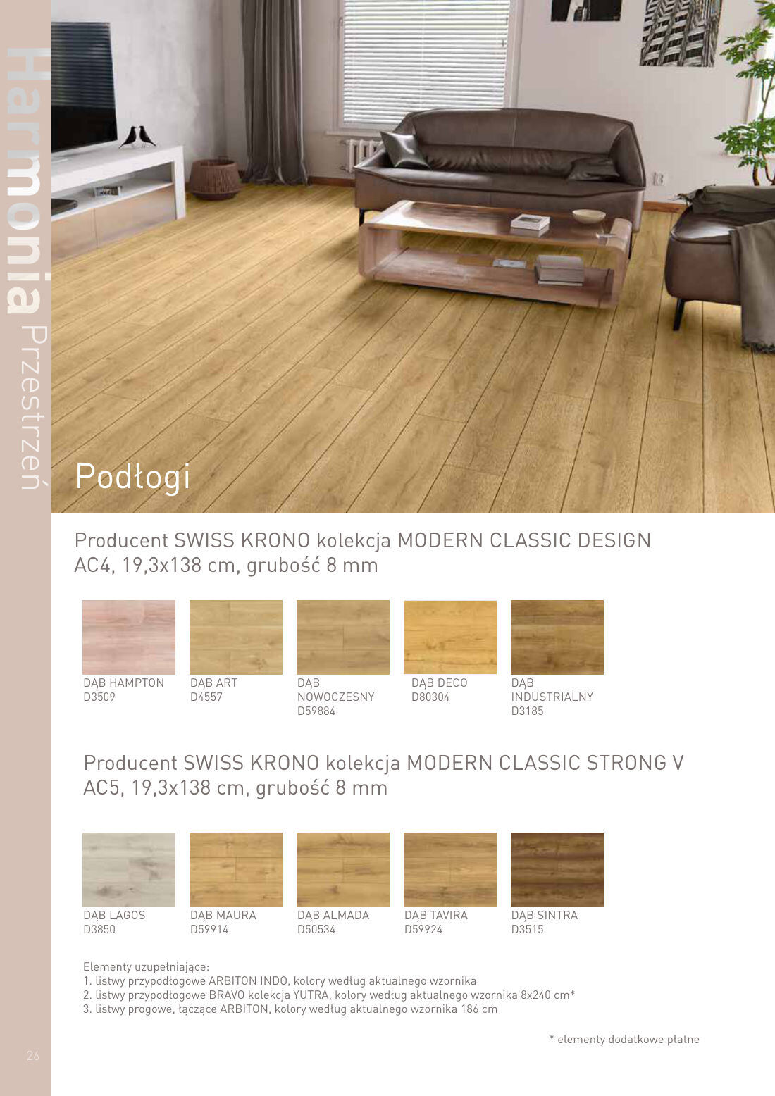 Podłogi - SWISS KRONO MODERN CLASSIC DESIGN