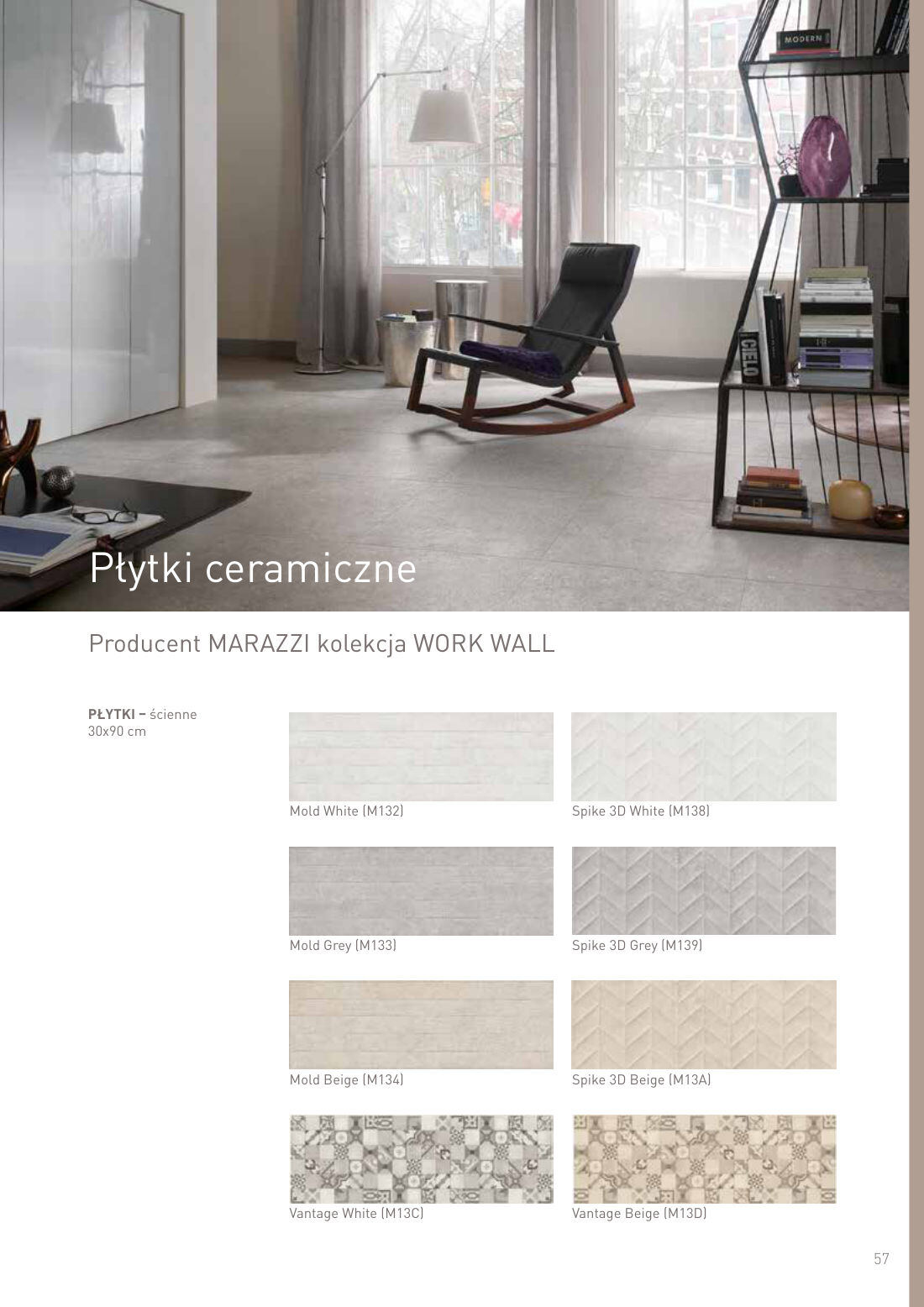 Płytki ceramiczne - MARAZZI WORK WALL