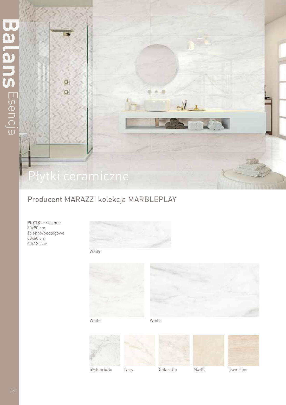 Płytki ceramiczne - MARAZZI MARBLEPLAY