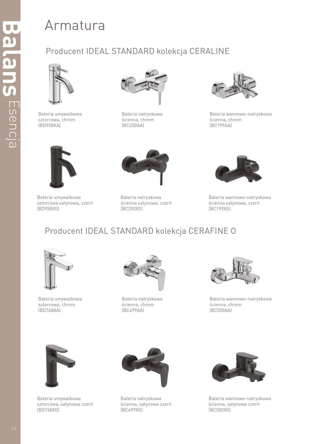 Armatura - IDEAL STANDARD CERALINE