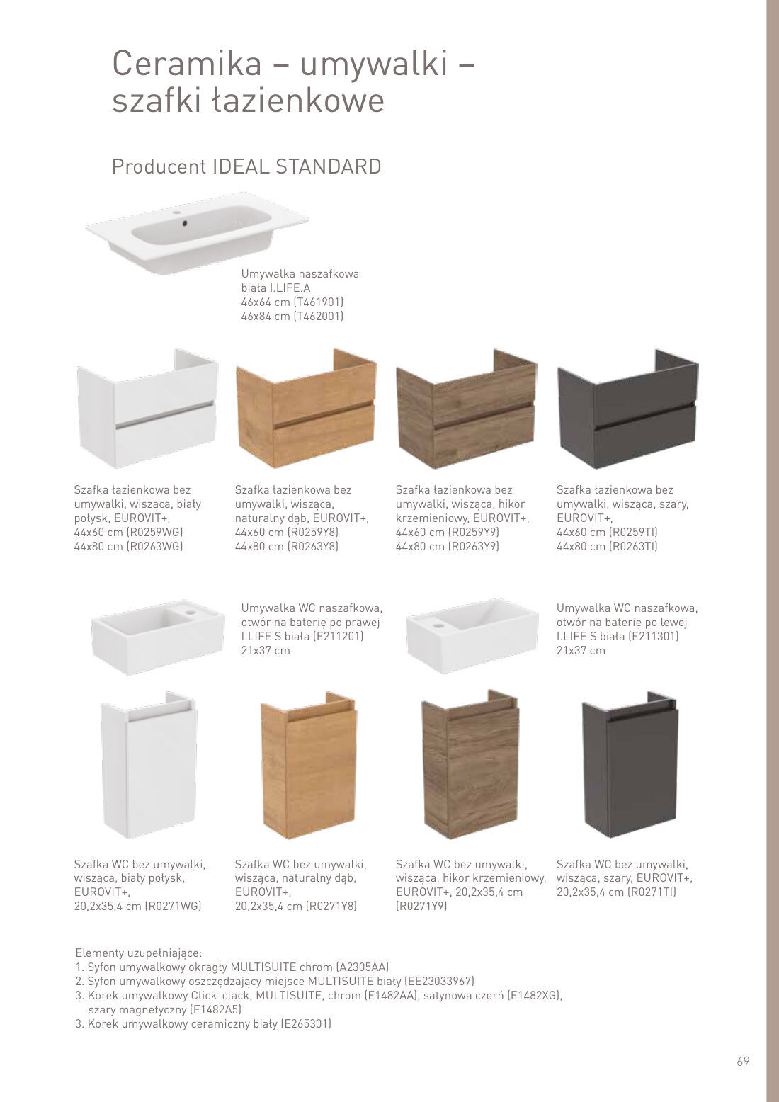 Ceramika - umywalki - - IDEAL STANDARD