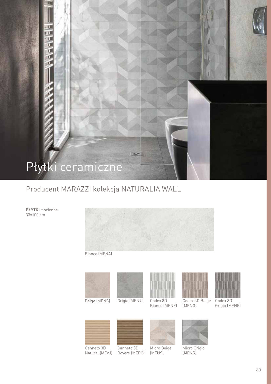 Płytki ceramiczne - MARAZZI NATURALIA WALL