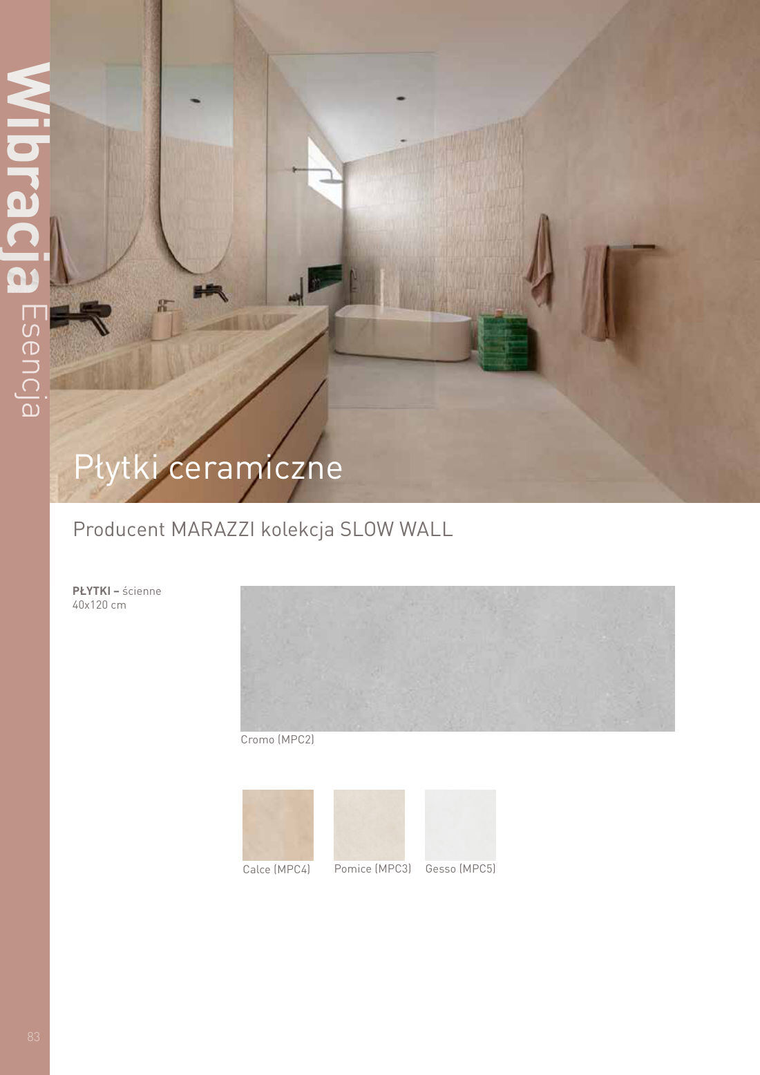 Płytki ceramiczne - MARAZZI SLOW WALL
