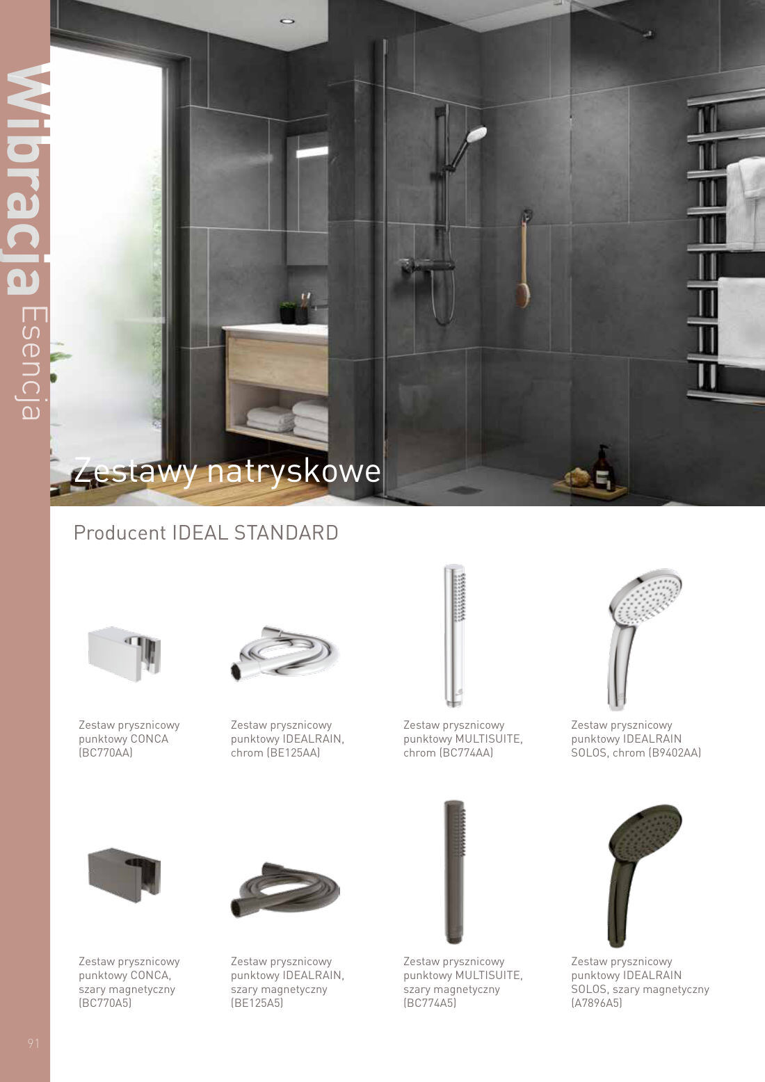 Zestawy natryskowe - IDEAL STANDARD