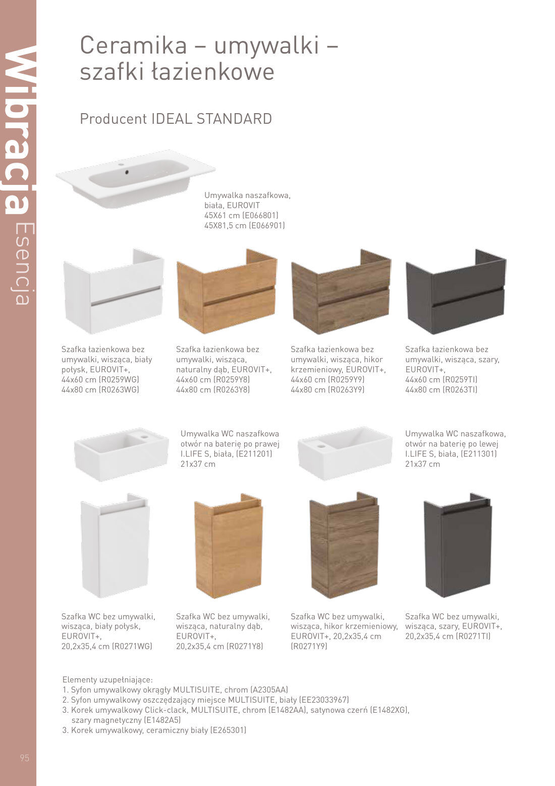 Ceramika - umywalki - - IDEAL STANDARD