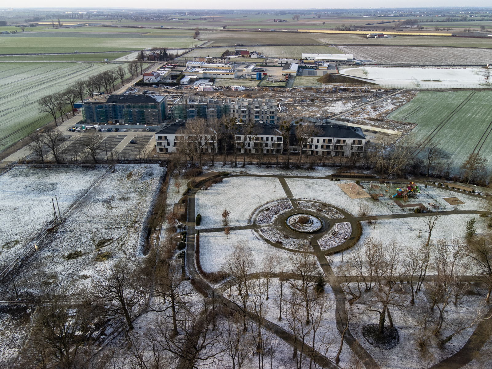 Kleszczewo Park - budowa, 02.2022
