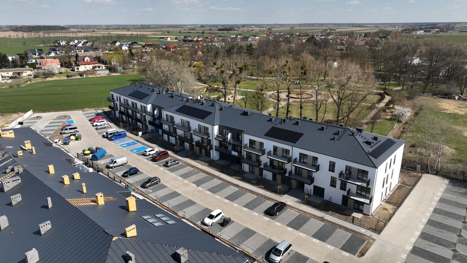 Kleszczewo Park - budowa, 04.2022