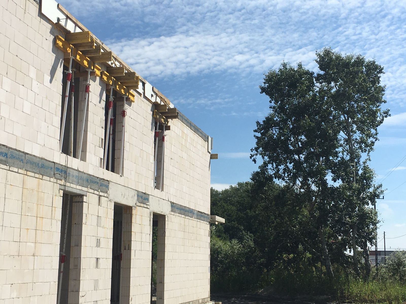 Kleszczewo Park - budowa, 08.2020