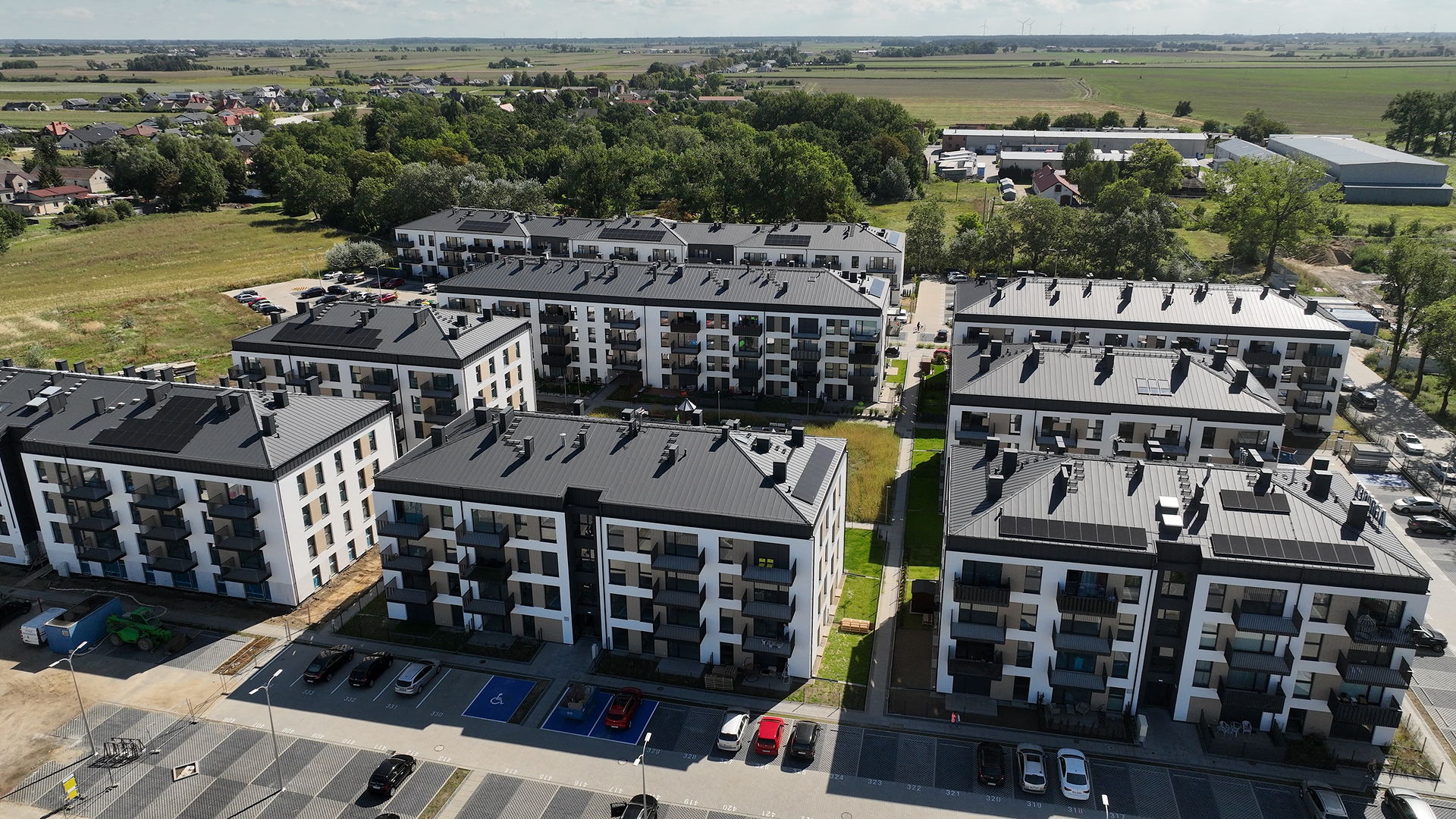 Kleszczewo Park - budowa, 08.2024