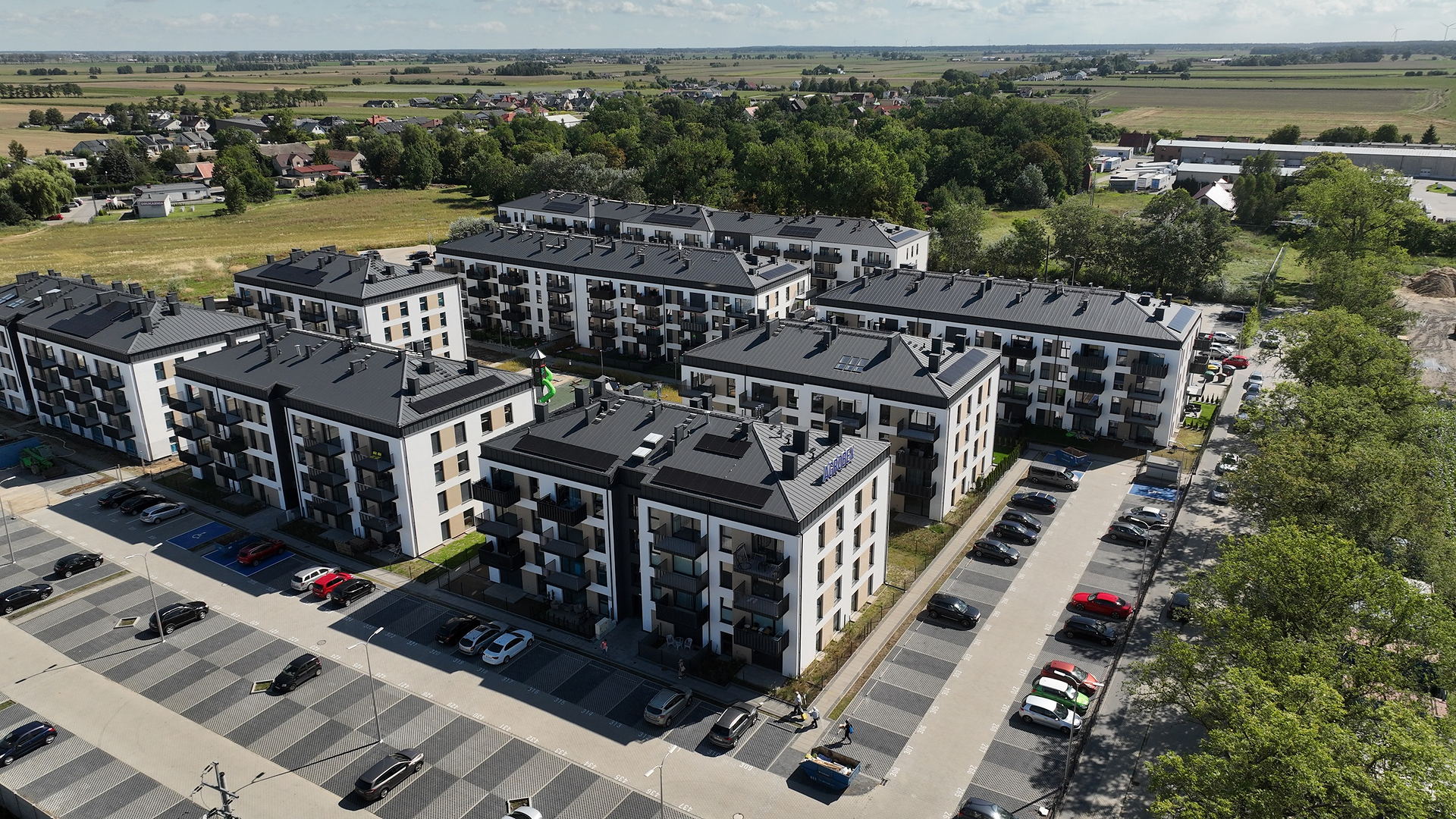 Kleszczewo Park - budowa, 08.2024