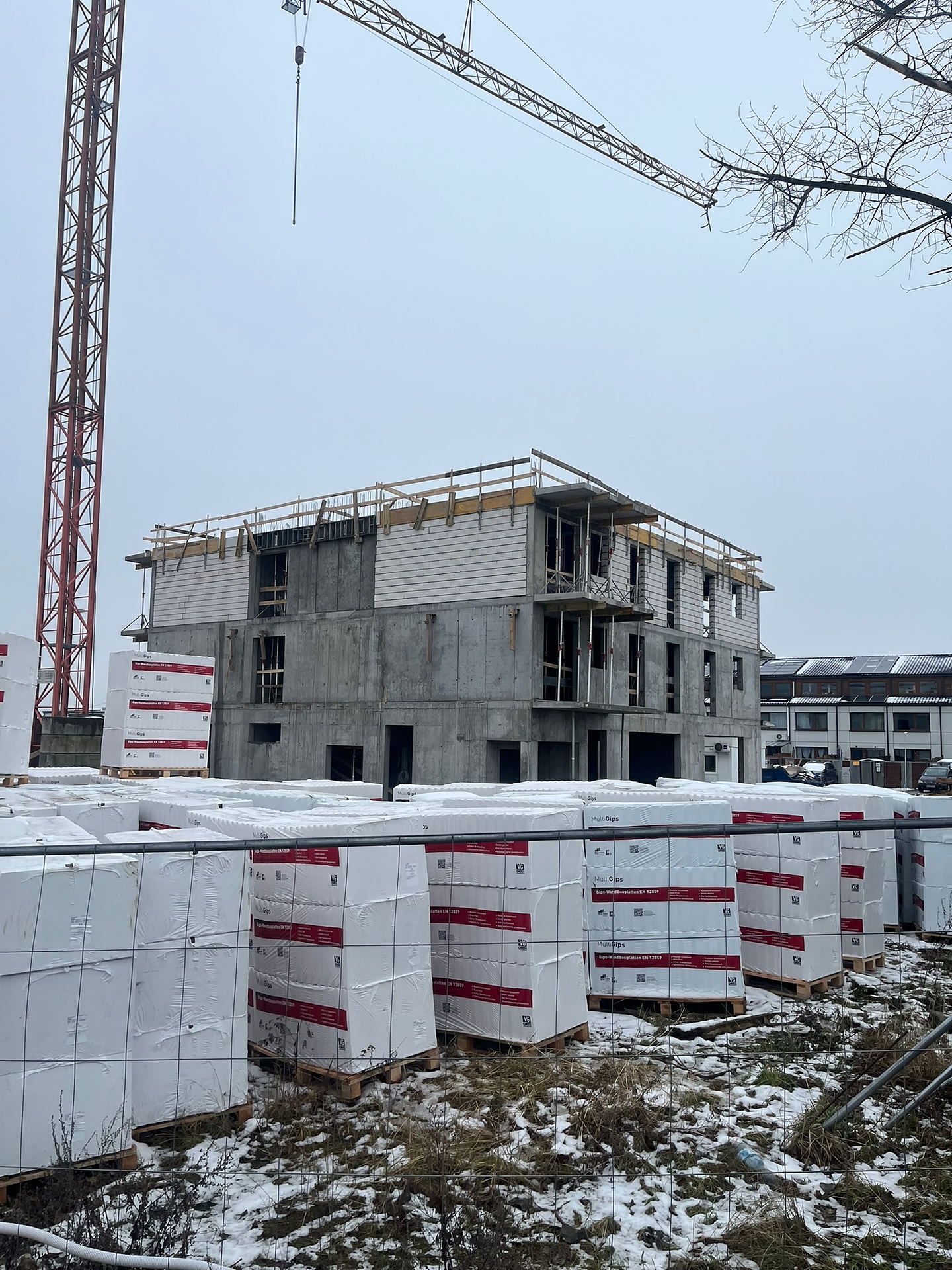 Osiedle Moderno - budowa, 12.2023