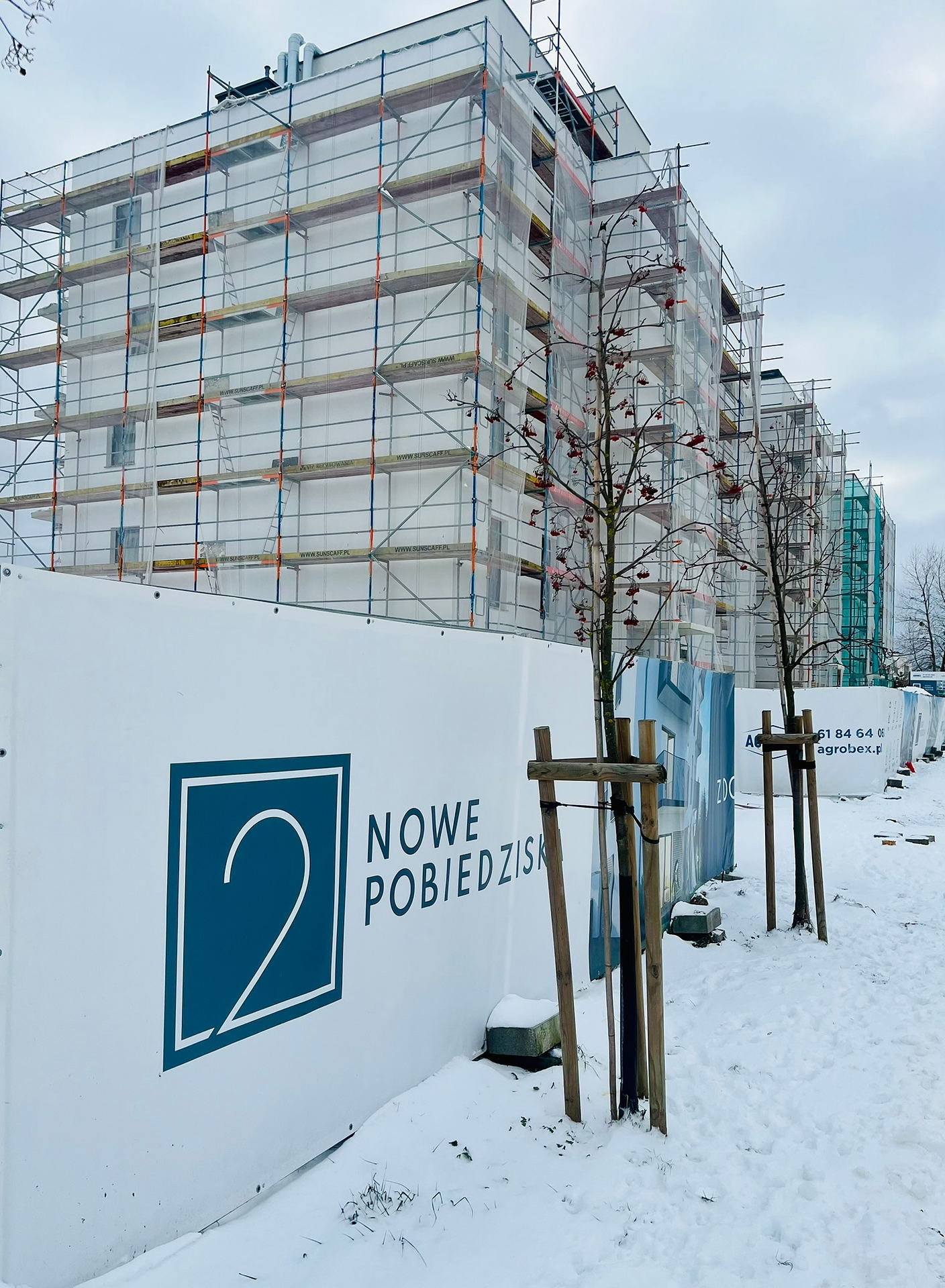 Nowe Pobiedziska 2 - budowa, 01.2024