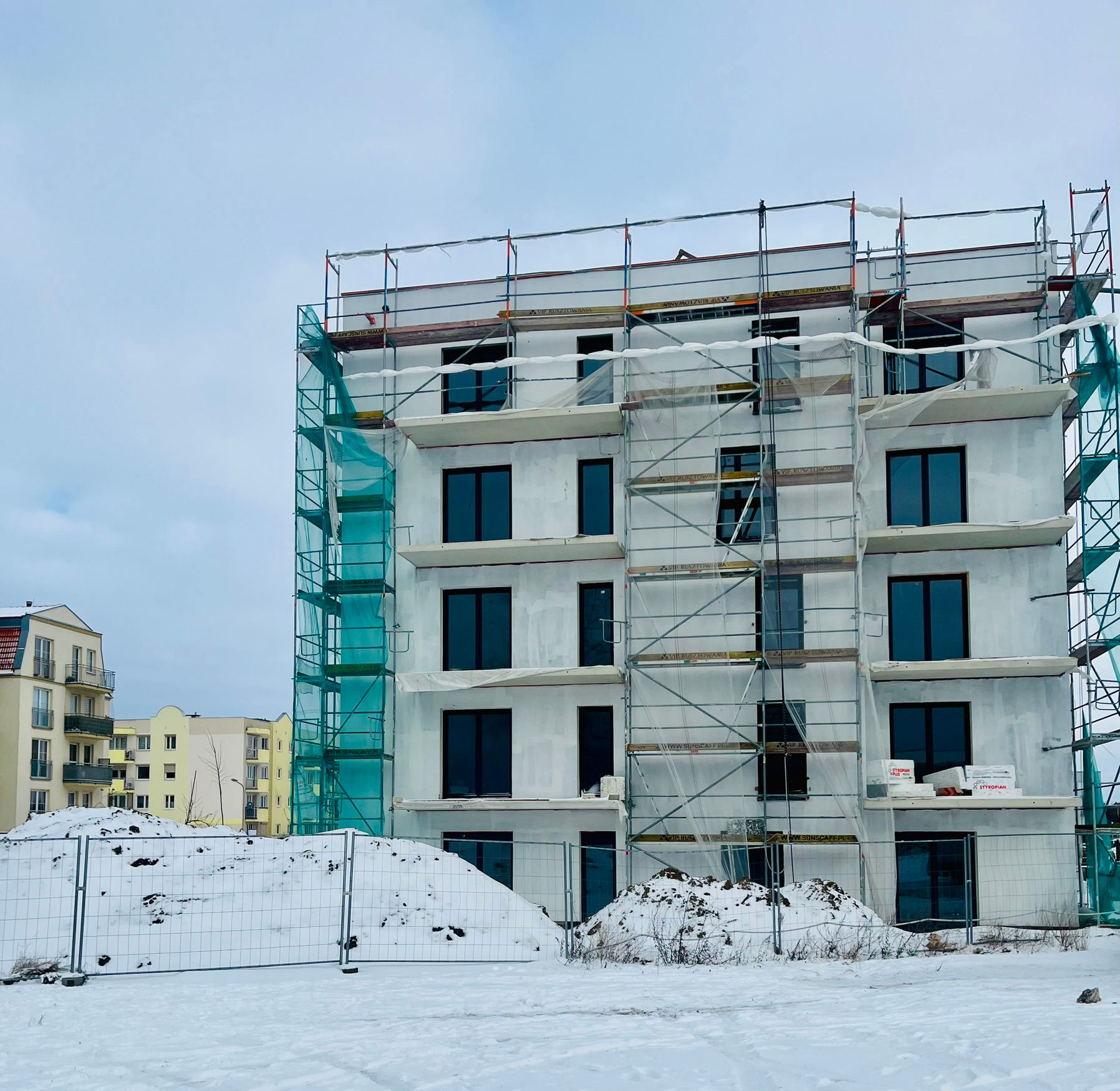 Nowe Pobiedziska 2 - budowa, 01.2024
