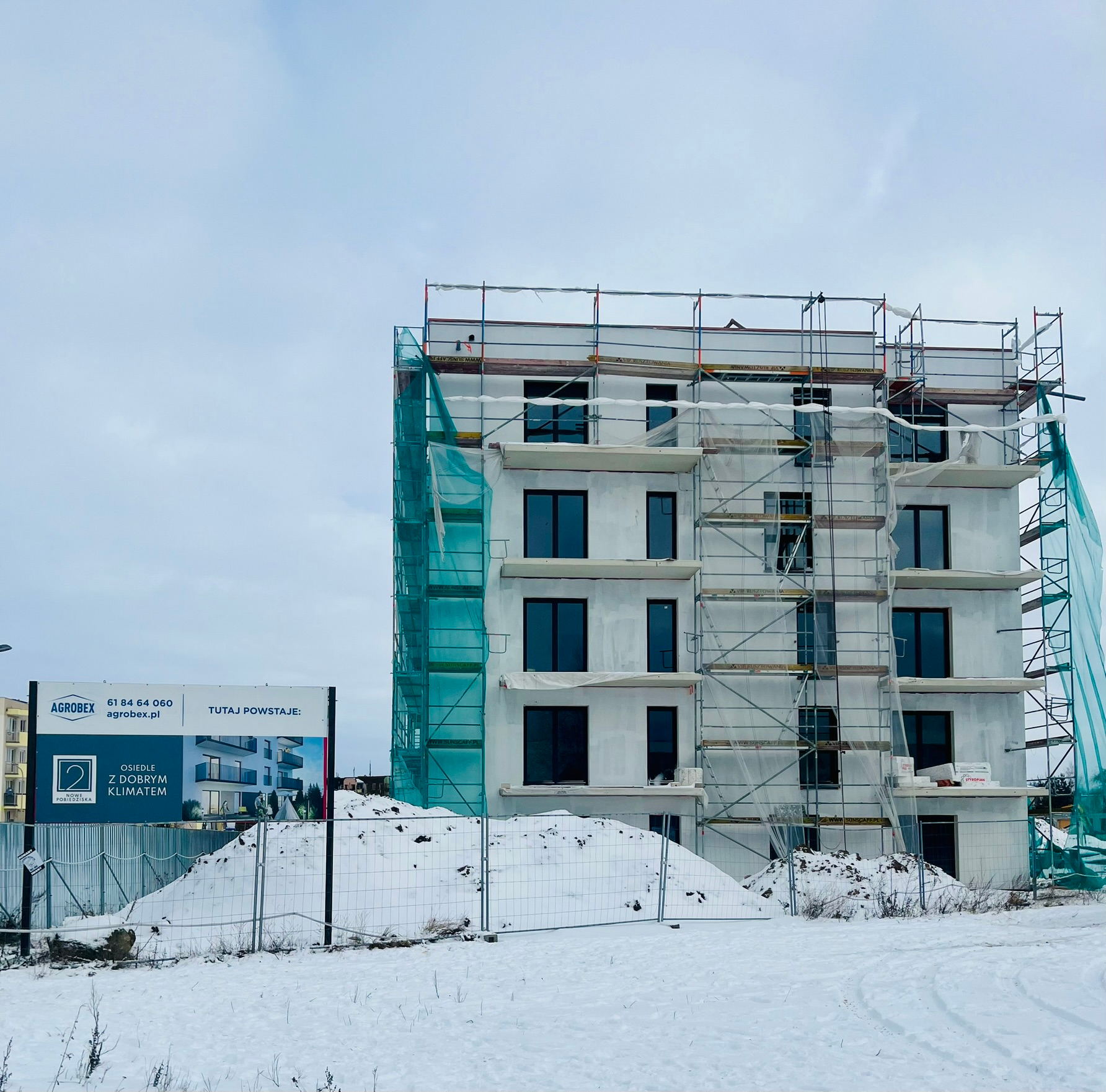 Nowe Pobiedziska 2 - budowa, 01.2024