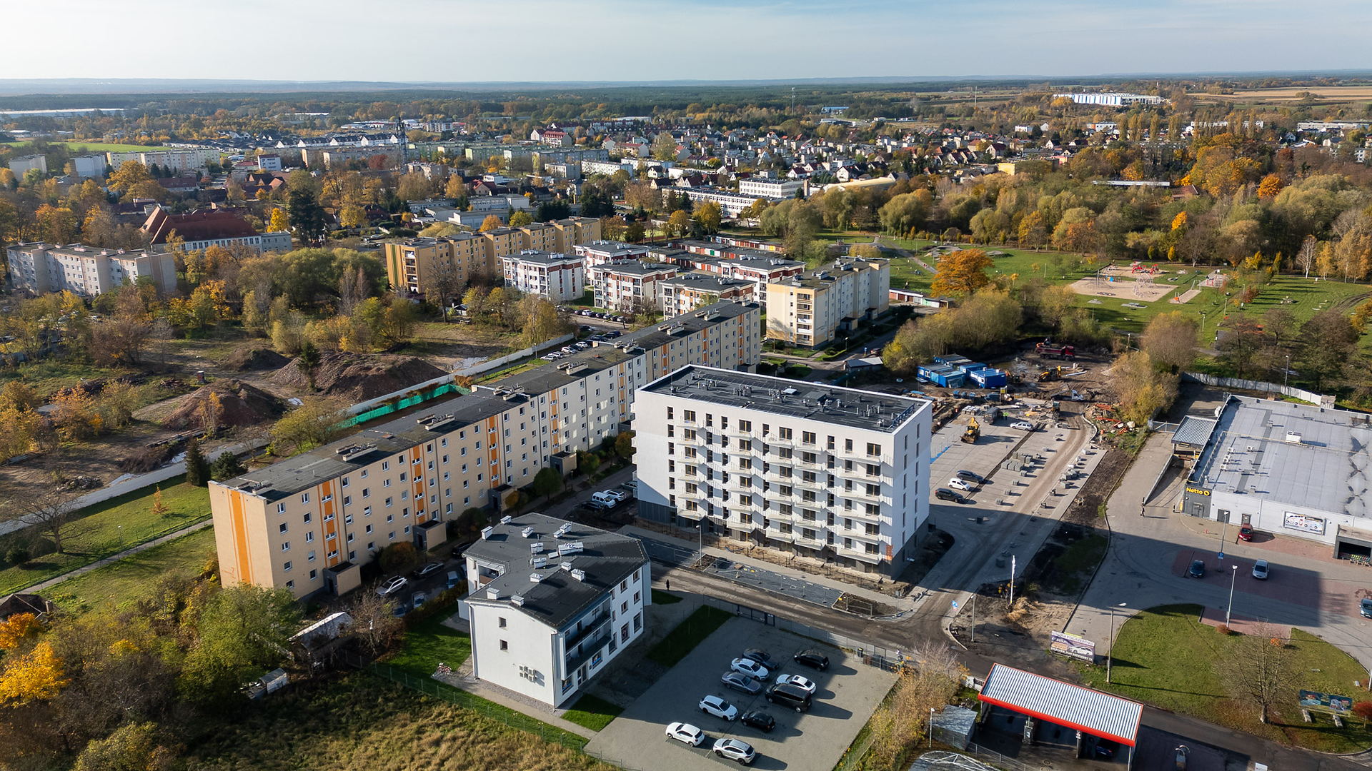 Osiedle Tkacka - budowa, 10.2025