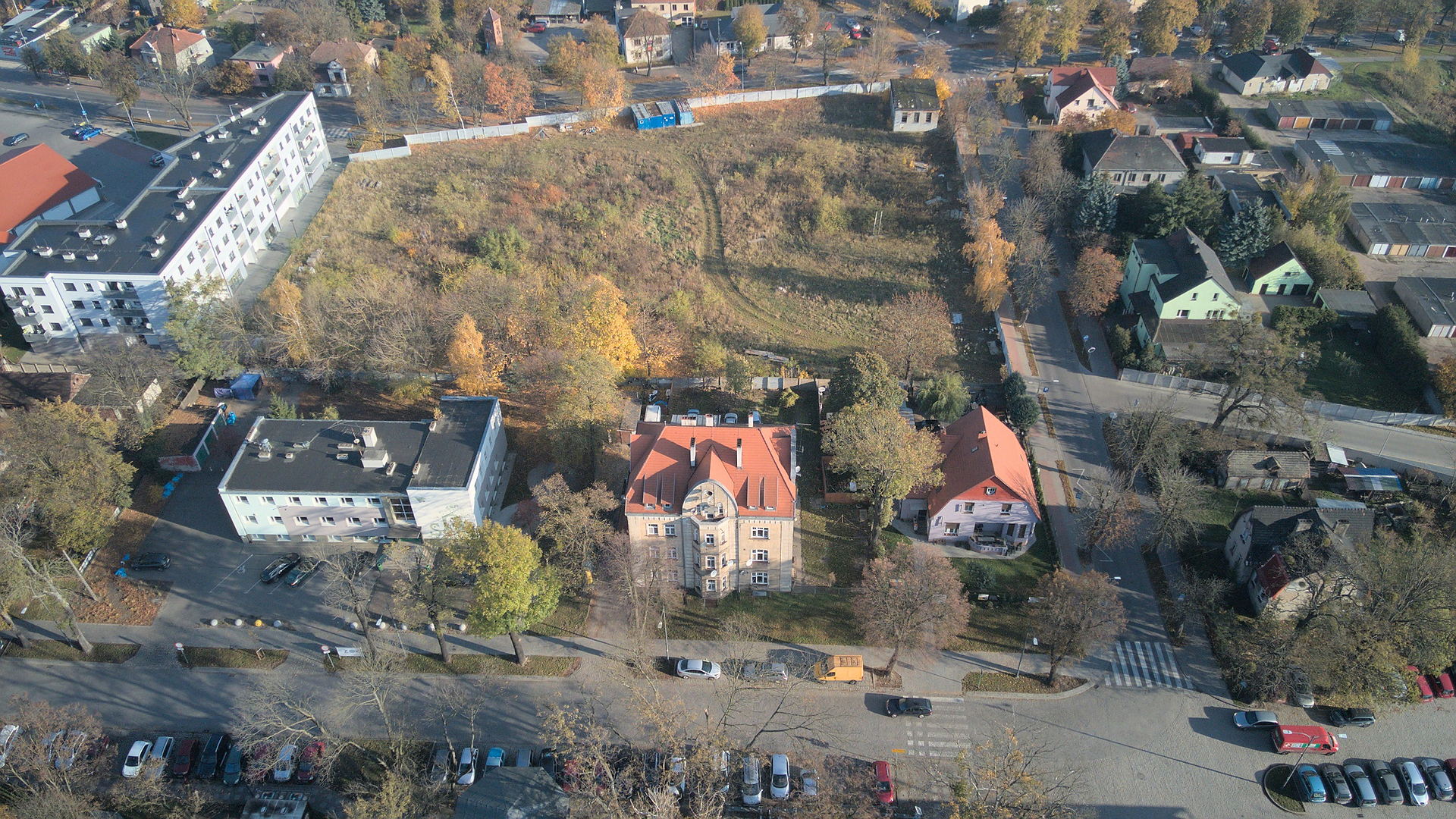 Ulica Staszica - budowa, 04.2022