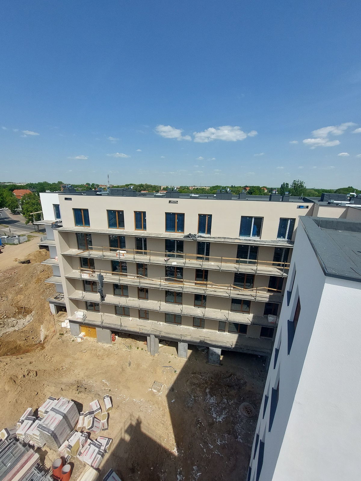 Ulica Staszica - budowa, 05.2023