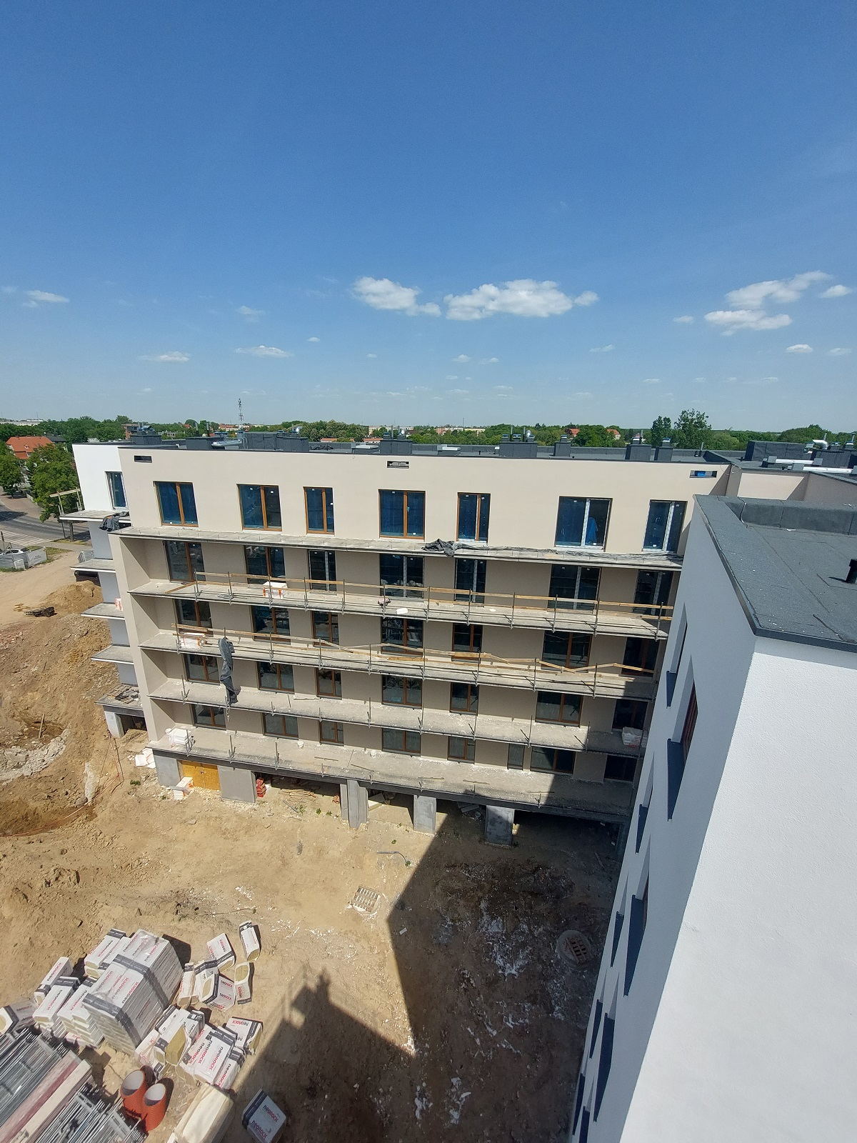 Ulica Staszica - budowa, 05.2023