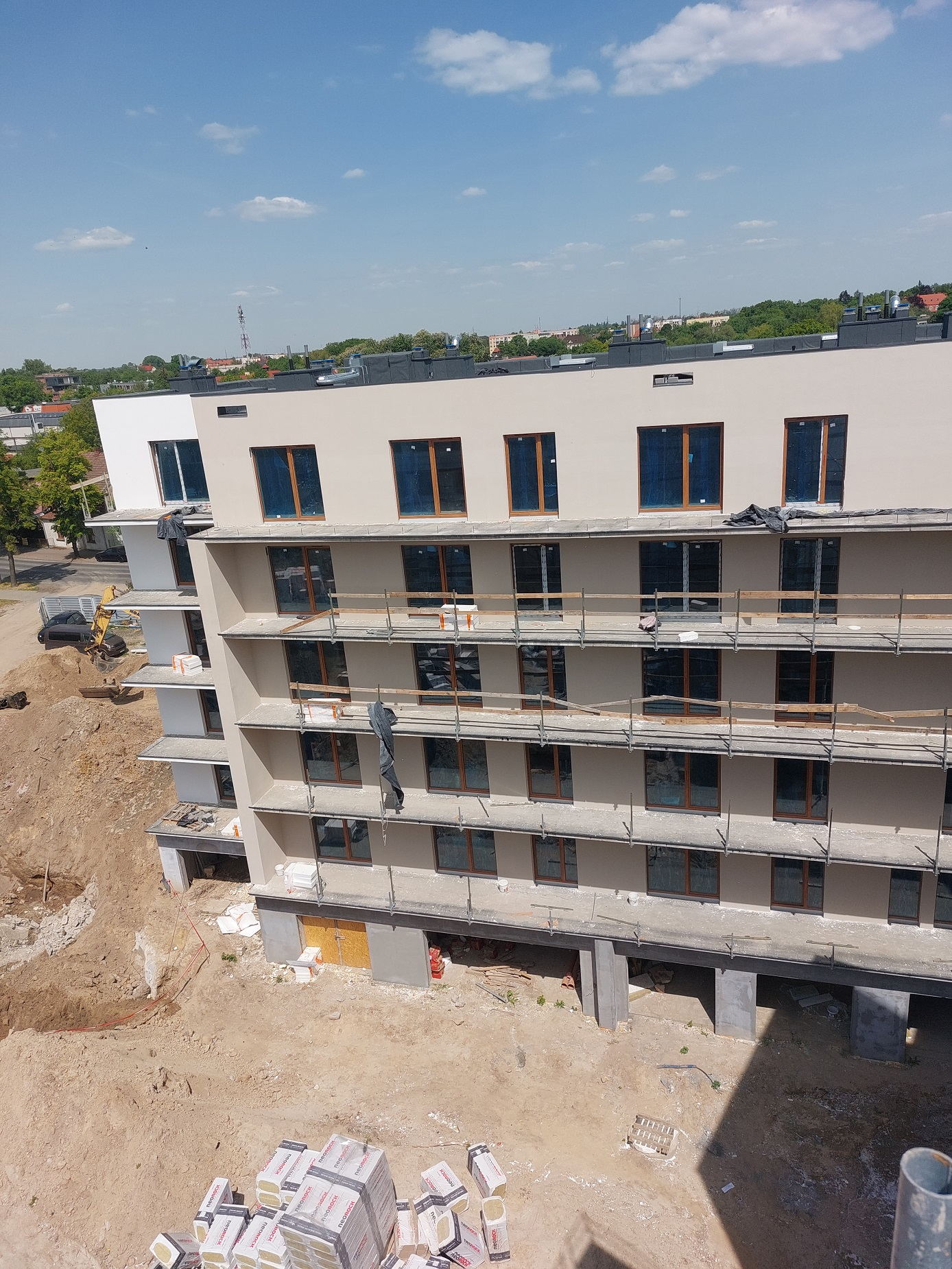 Ulica Staszica - budowa, 05.2023