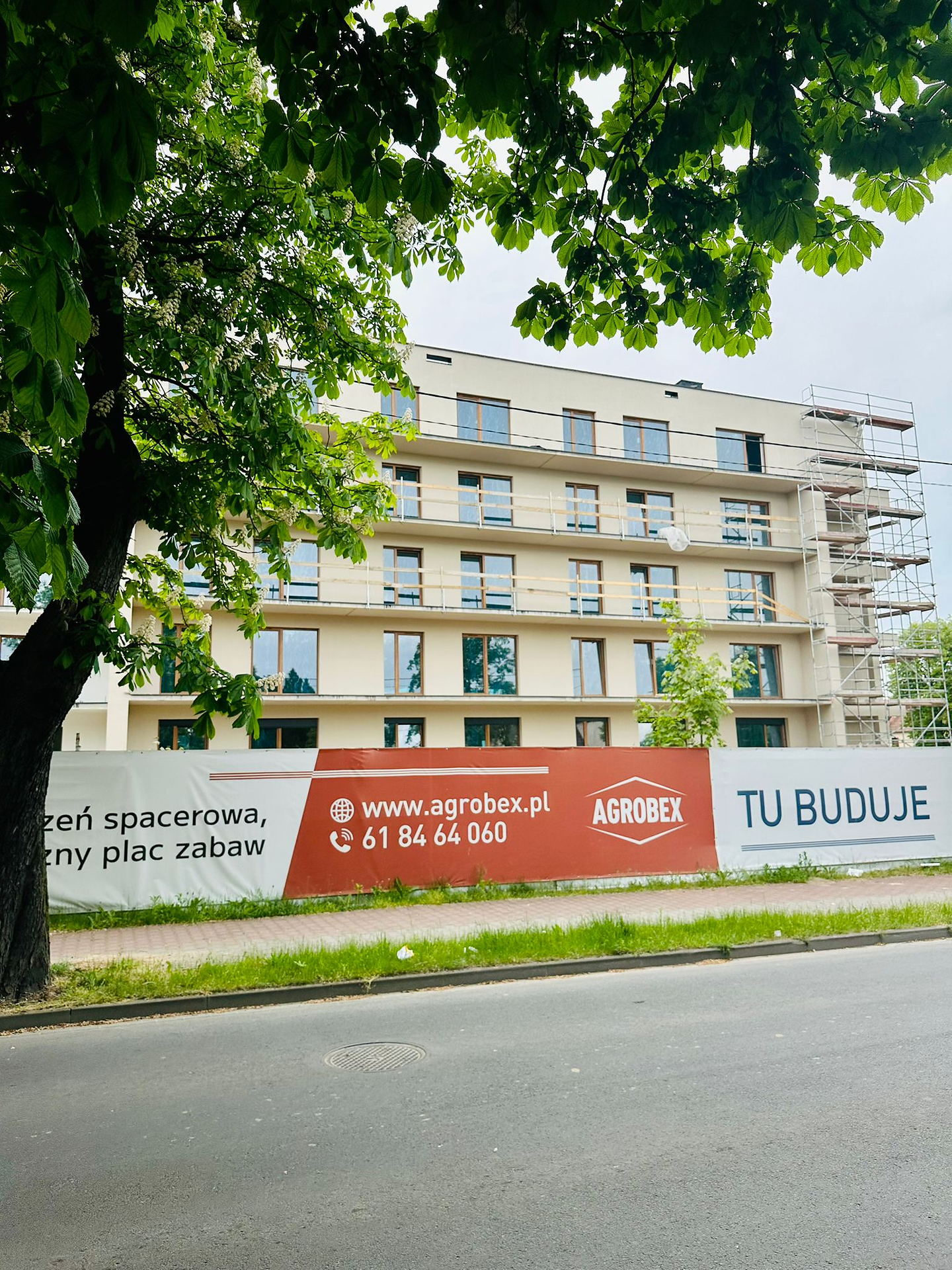 Ulica Staszica - budowa, 06.2023