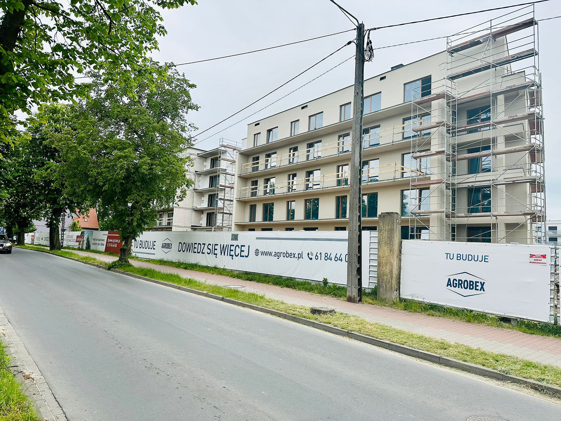 Ulica Staszica - budowa, 06.2023