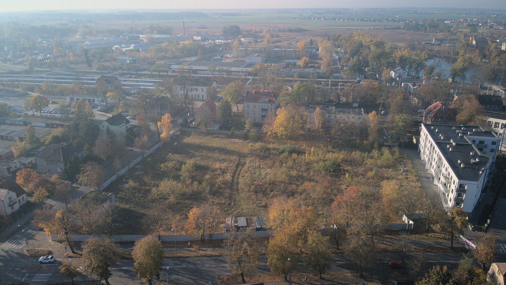 Ulica Staszica - budowa, 11.2021