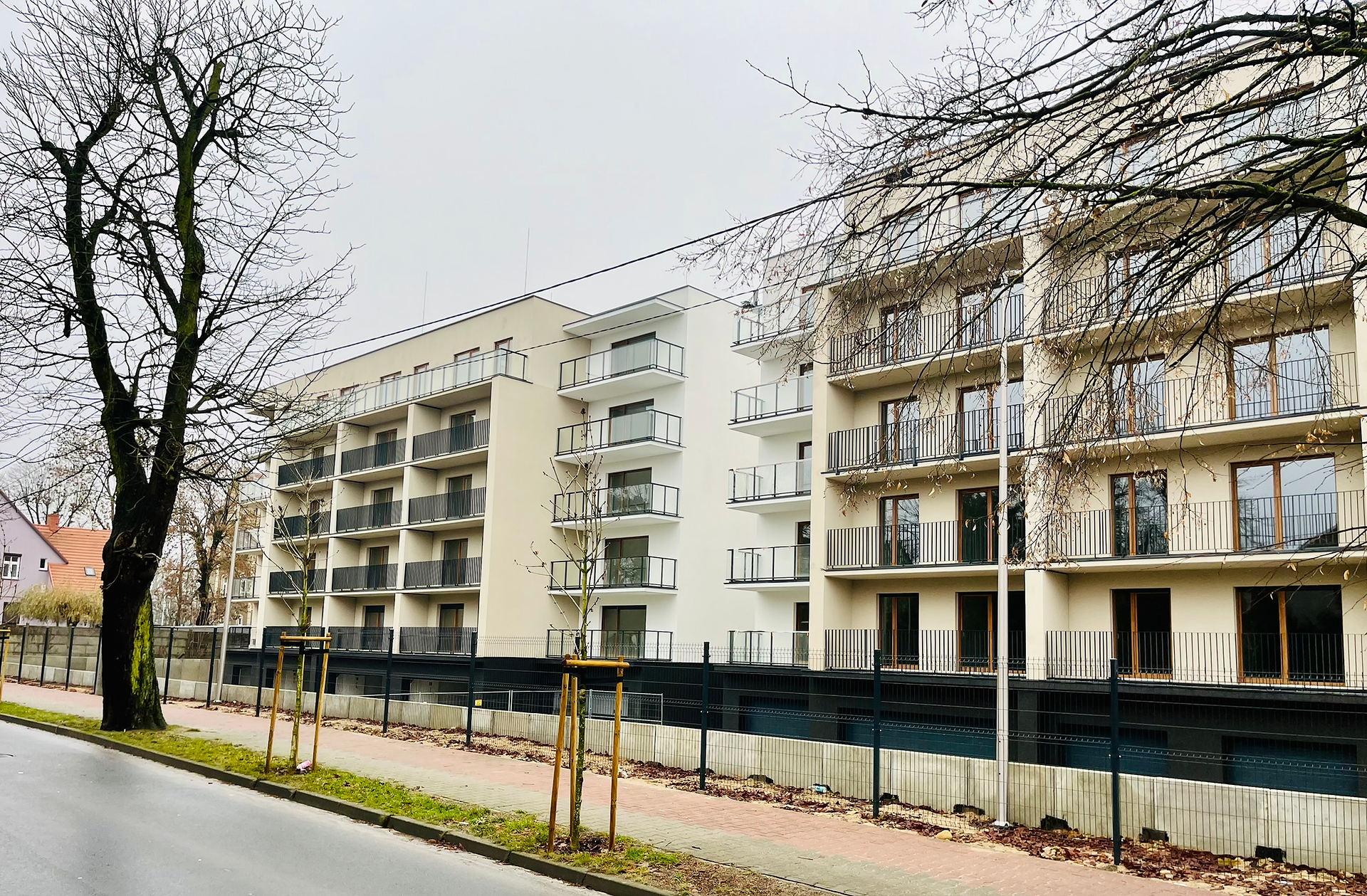 Ulica Staszica - budowa, 12.2023